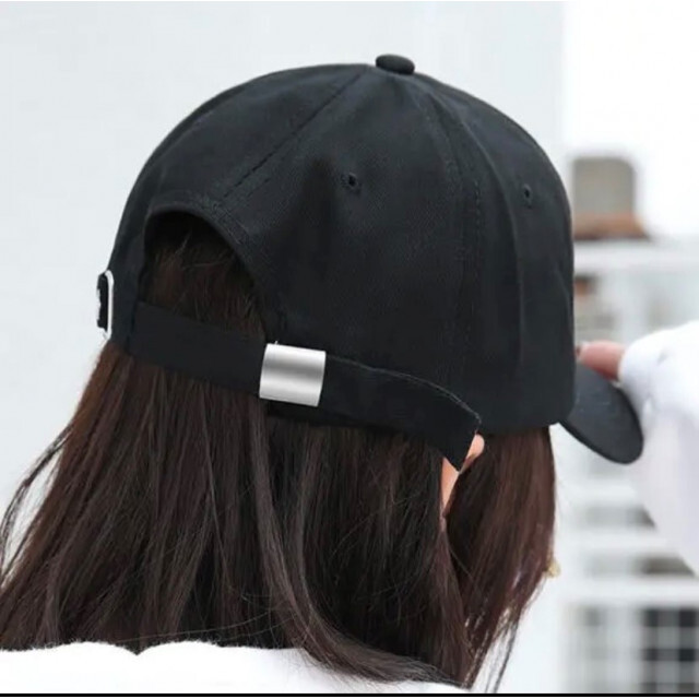 キャップ 黒 ロゴ レディース 韓国 帽子 ユニセックス ベルト メンズ 通販