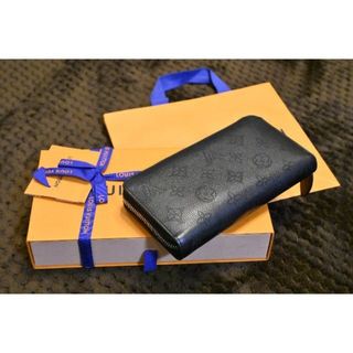 ルイヴィトン(LOUIS VUITTON)のLOUIS VUITTON - ジッピー・ウォレット ノワール マヒナ(長財布)