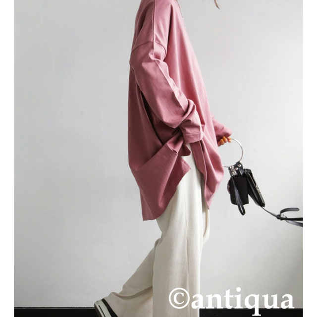antiqua(アンティカ)のアンティカ 新品 バスク ロンT ビッグ ユニセックス  レディースのトップス(Tシャツ(長袖/七分))の商品写真