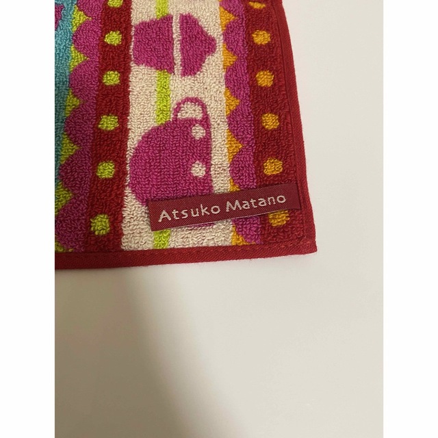 Atsuko Matano(アツコマタノ)の【新品タグ付き】Atsuko Matano タオル レディースのファッション小物(ハンカチ)の商品写真