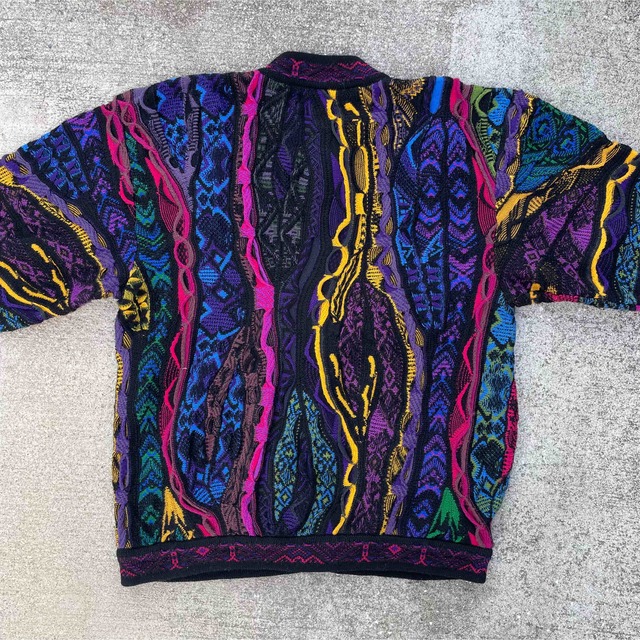 COOGI 旧タグ 3Dニットカーディガン 70s