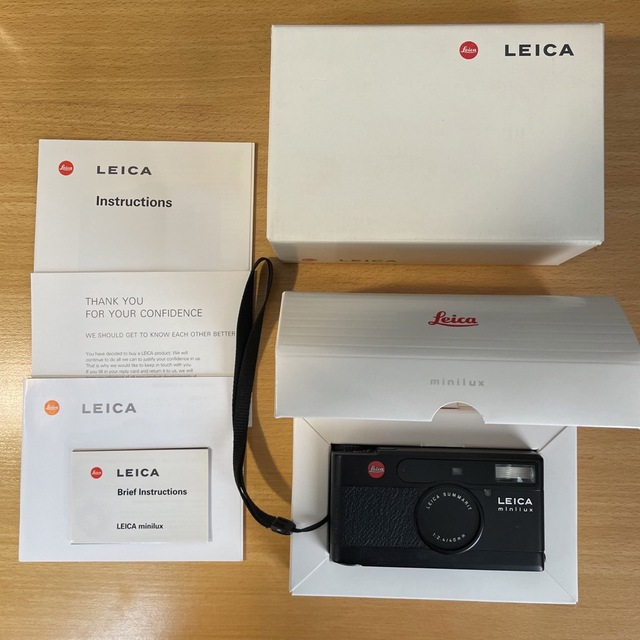 LEICA(ライカ)のLEICA minilux ジャンク長期保管 黒 ブラック スマホ/家電/カメラのカメラ(フィルムカメラ)の商品写真