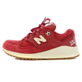 ニューバランス(New Balance)のニューバランス スニーカー シューズ スエード レザー US6.5 23.5 赤(スニーカー)