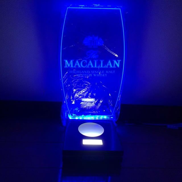 新品 非売品 マッカラン ウイスキー LED ディスプレイ ボトルスタンド