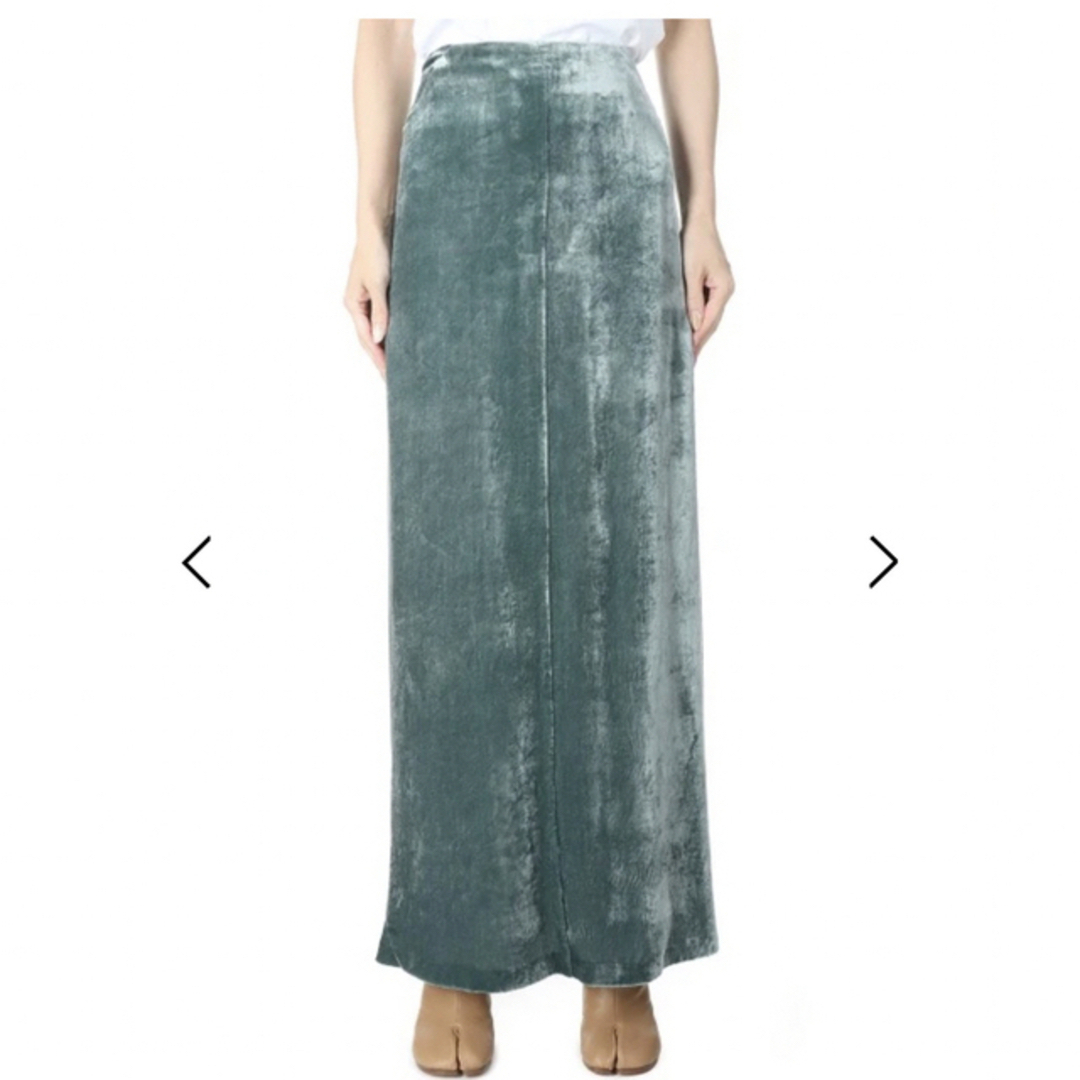 【最終】pelleq ペレックvelvet patterned skirt 34