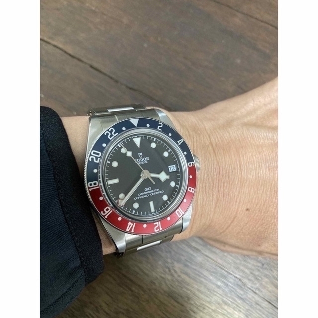 Tudor(チュードル)のチューダーブラックベイGMT メンズの時計(腕時計(アナログ))の商品写真