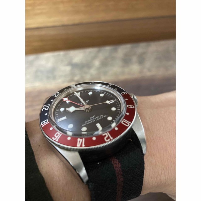 Tudor(チュードル)のチューダーブラックベイGMT メンズの時計(腕時計(アナログ))の商品写真