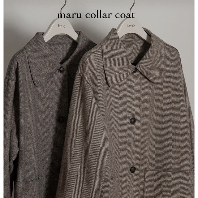 lawgy(ラウジー)のlawgy maru collar coat レディースのジャケット/アウター(ロングコート)の商品写真