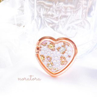 【Swarovski】スワロフスキー ピンクハートiPhoneXSMAXケース