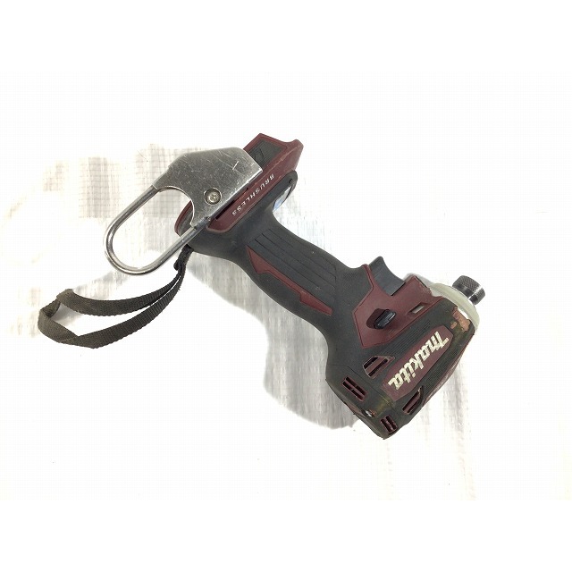 ☆品☆makita マキタ 18V充電式インパクトドライバー TD172D オーセンティックレッド/赤 本体 充電器(DC18RC)付 64771