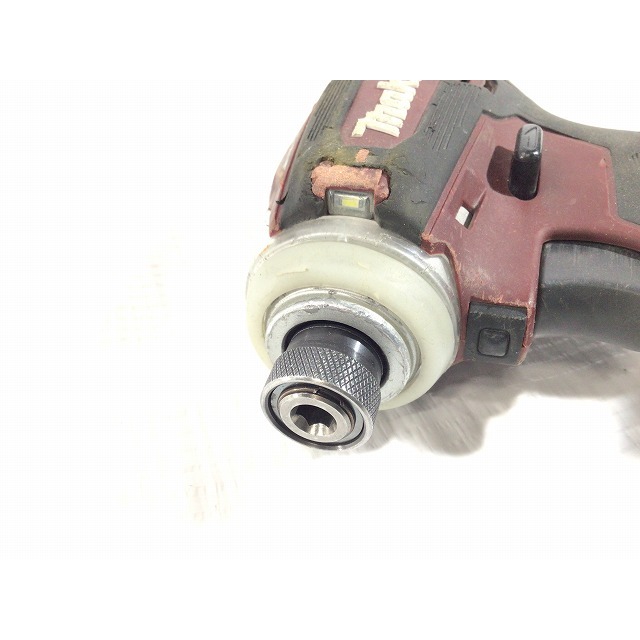 ☆品☆makita マキタ 18V充電式インパクトドライバー TD172D オーセンティックレッド/赤 本体 充電器(DC18RC)付 64771