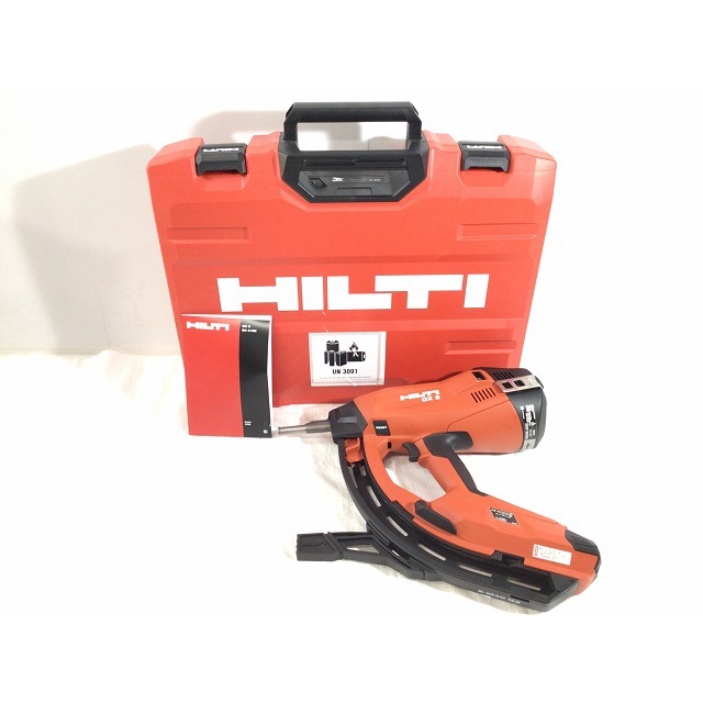 ☆未使用品☆HILTI ヒルティ ガス式鋲打ち機 GX3 取扱説明書/ケース付き ガス式鋲打機 ガス鋲打機 ガスネイラ ピン釘打機 65470