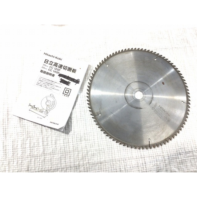 ☆中古品☆HITACHI 日立工機 305mm 高速切断機 CC12SF 高速カッター ライトカッター 切断機 電動工具 63364