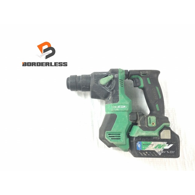 2極タイプ ☆品☆HiKOKI ハイコーキ 18V 18mm コードレスロータリハンマドリル DH18DPA マルチボルトバッテリー1個(BSL36A18B)付 65243