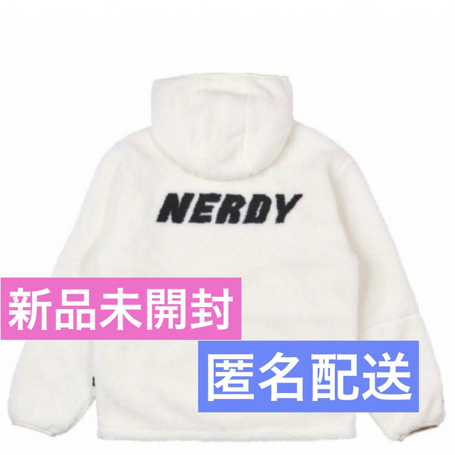 新品未開封　匿名配送　NERDY フリース　ジャケット　フリースフードジャケット