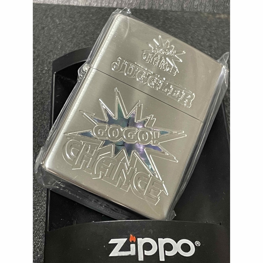 zippo ジャグラー シェル 2面刻印 シルバー 特殊加工 2022年製