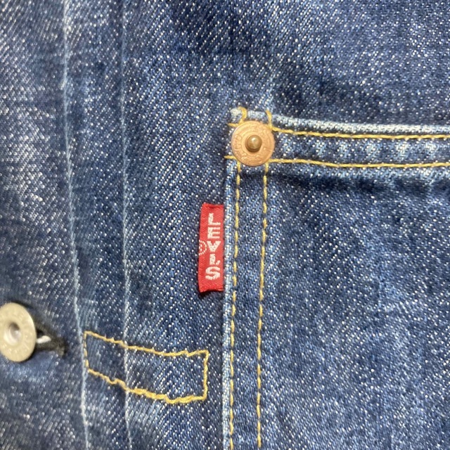 Levi's(リーバイス)の超希少　リーバイス デニムジャケット  36 1st 大戦モデル　濃紺 メンズのジャケット/アウター(Gジャン/デニムジャケット)の商品写真