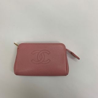 シャネル(CHANEL)のCHANELのピンク色の小物入れ(小物入れ)