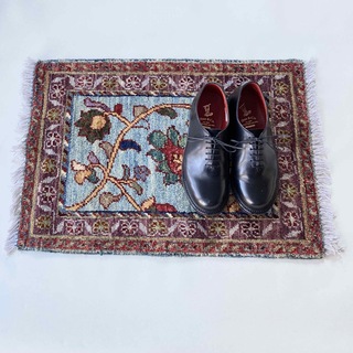 ウニコ(unico)の61x44cm　手織り ヴィンテージ 絨毯 アフガン 　ペルシャ　ベニワレン(ラグ)