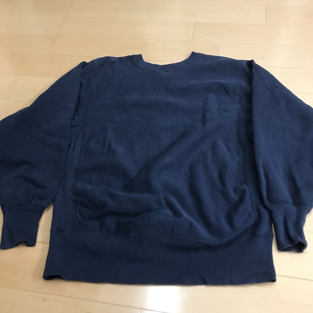 稀少 Champion 90s 目無し REVERSE WEAVE ネイビー