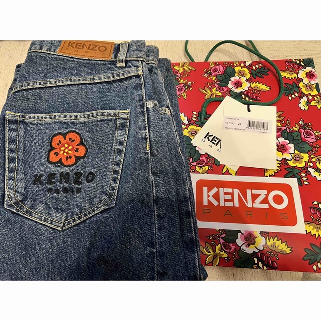 KENZO ケンゾー フラワーデニムパンツ