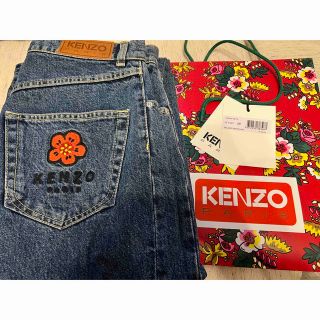 ケンゾー(KENZO)のKENZO ケンゾー フラワーデニムパンツ (デニム/ジーンズ)