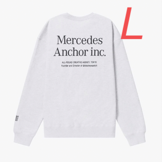 Lサイズ】 Mercedes Anchor Inc. Crew Sweat 流行 51.0%OFF www.gold