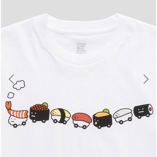 グラニフ(Design Tshirts Store graniph)の匿名配送 ストアグラニフ デザインT ユニセックス　スシトレイン　白T ロゴT(Tシャツ(半袖/袖なし))
