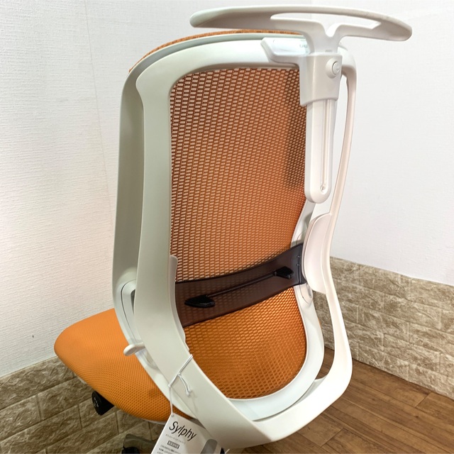 【美品】【お買い得!】オカムラ シルフィー 肘なし ハイバック 背メッシュ ⅱ 4