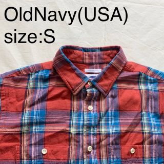 オールドネイビー(Old Navy)のOldNavy(USA)ビンテージコットンフランネルシャツ(シャツ)