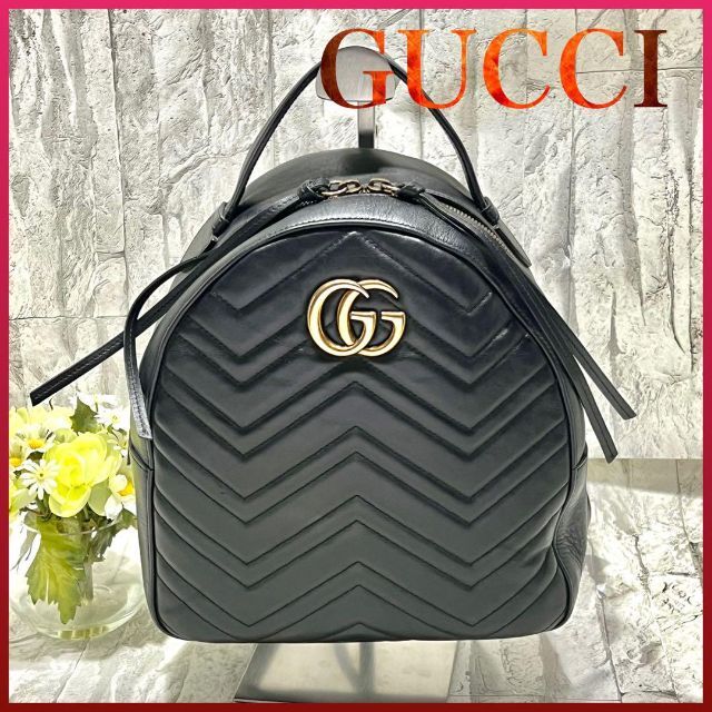 大注目 Gucci - グッチ GUCCI GGマーモント バックパック リュック