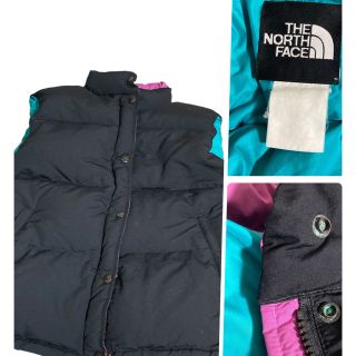 ザノースフェイス(THE NORTH FACE)のTHE NORTH FACE ダウンベスト 古着　希少(ダウンベスト)