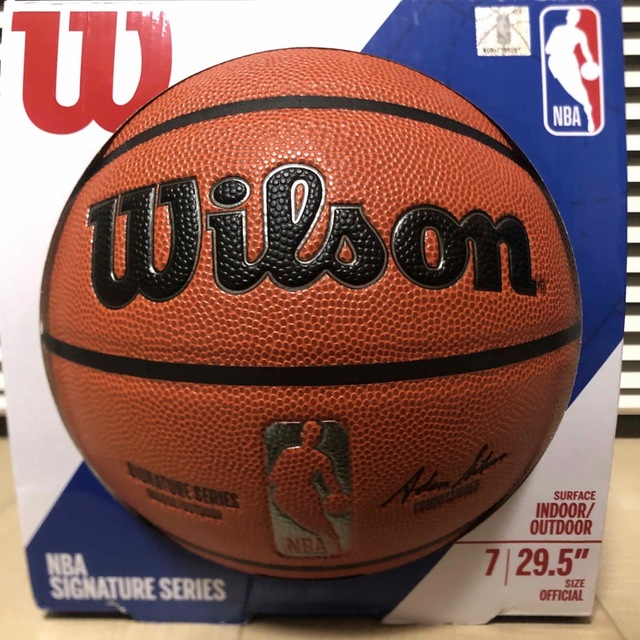 wilson(ウィルソン)の【新品・未使用】ウィルソン［Wilson］NBA バスケットボール  7号球 スポーツ/アウトドアのスポーツ/アウトドア その他(バスケットボール)の商品写真