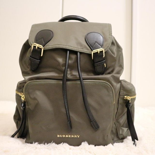 新発売】 - BURBERRY 【極美品】Burberry RUCKSACK リュック カーキ