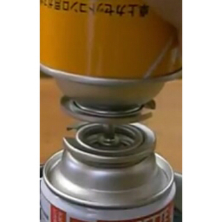 ユニフレーム(UNIFLAME)のCB缶からCB缶　ガス詰め替えアダプター(ストーブ/コンロ)