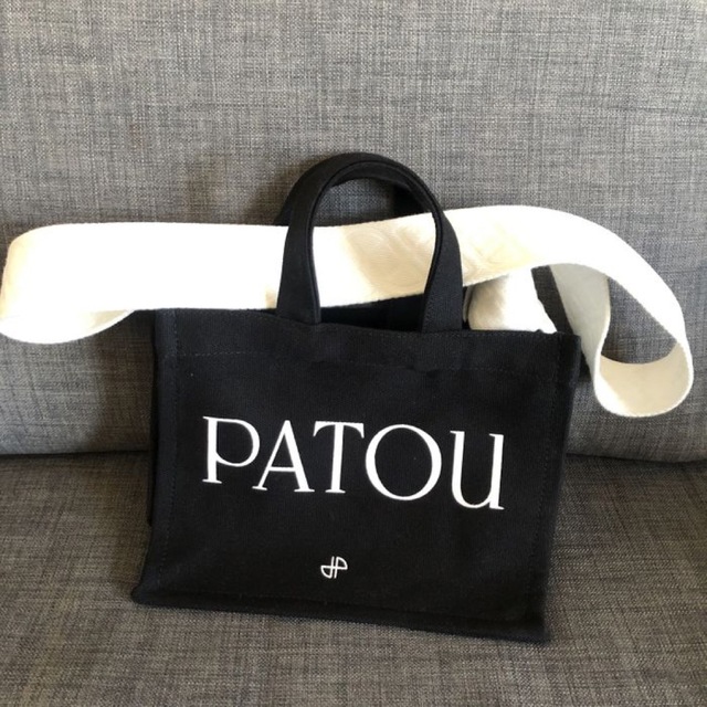 PATOU パトゥ  コットン スモール パトゥ キャンバストート  バッグ