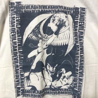 80s 90s デビルマン ★ デッドストック バックプリント入り Tシャツ