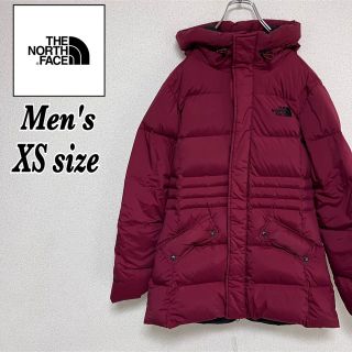 ザノースフェイス(THE NORTH FACE)のノースフェイス　ダウンジャケット　海外限定　メンズ　XSサイズ ワインレッド系(ダウンジャケット)