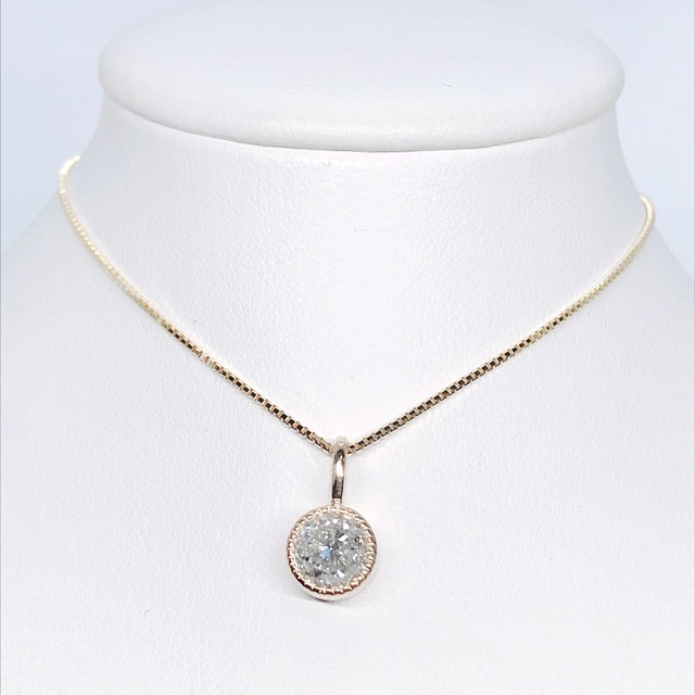 1.051ct 1粒 ダイヤモンド ペンダントトップ K18 ダイヤ 1ctUP-