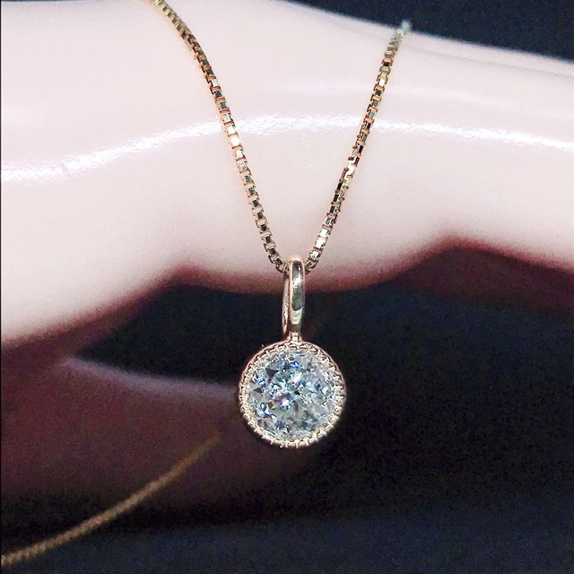 1.051ct 1粒 ダイヤモンド ペンダントトップ K18 ダイヤ 1ctUP-