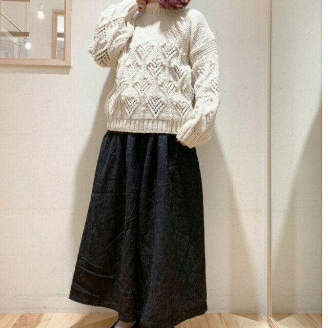 TSUHARU by Samansa Mos2 - 新品 TSUHARU ペルーニット柄編み TSUHARU by Samansa Mos2 - 新品 TSUHARU ペルーニット柄編み