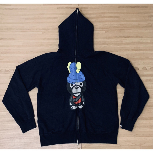 ☆激レア☆ APE × kaws マイロ 大猿 パーカー M シャーク 【高知