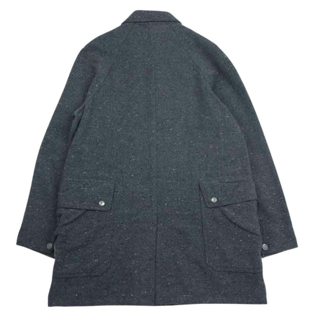 SASSAFRAS(ササフラス)のSASAFRAS ササフラス FALL LEAF COAT レーヨン混 ネップ ウール フォールリーフ コート グレー系 S【中古】 メンズのジャケット/アウター(その他)の商品写真