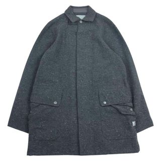 ササフラス(SASSAFRAS)のSASAFRAS ササフラス FALL LEAF COAT レーヨン混 ネップ ウール フォールリーフ コート グレー系 S【中古】(その他)