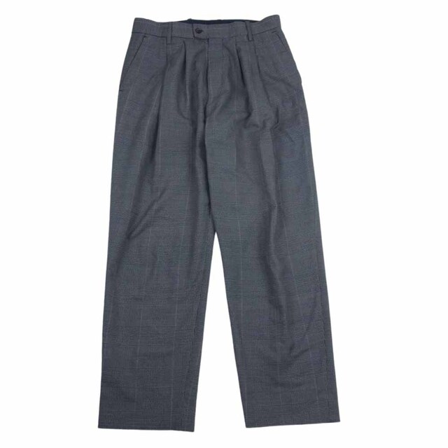 シュタイン stein ST.128-2 WIDE TAPERED TROUSERS A 2タック ワイド テーパード トラウザー スラックス パンツ グレー系 SSウエスト