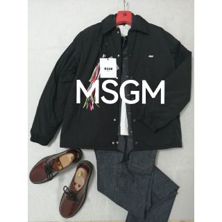 MSGM - ☆新品・メンズ☆【MSGM】ナイロンジャケット 中綿 シワ加工 48