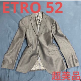 ETRO - ETROエトロテーラードジャケット52 ダークグレー系ストライプ