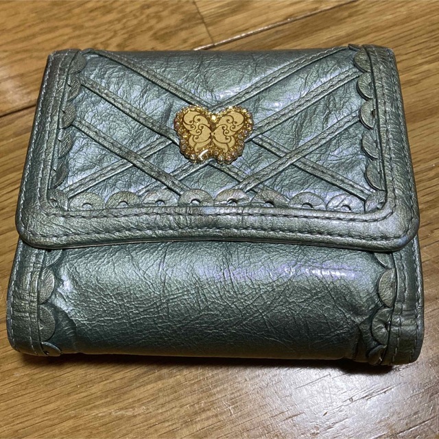 【新品】ANNA SUI エナメル折財布 がま口タイプ