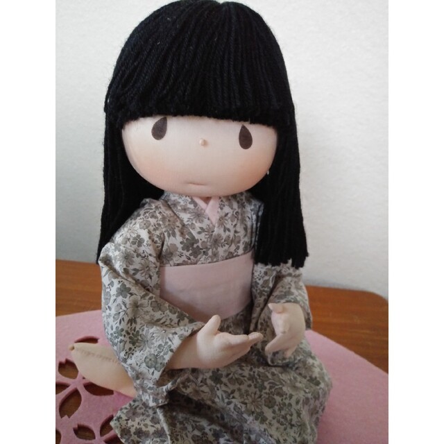 送料込・まとめ買い 米山京子さん風手作り人形 着物の子