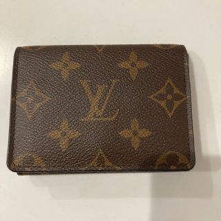 ルイヴィトン(LOUIS VUITTON)の美品！ルイヴィトン正規品モノグラムカードケース名刺入れ(名刺入れ/定期入れ)